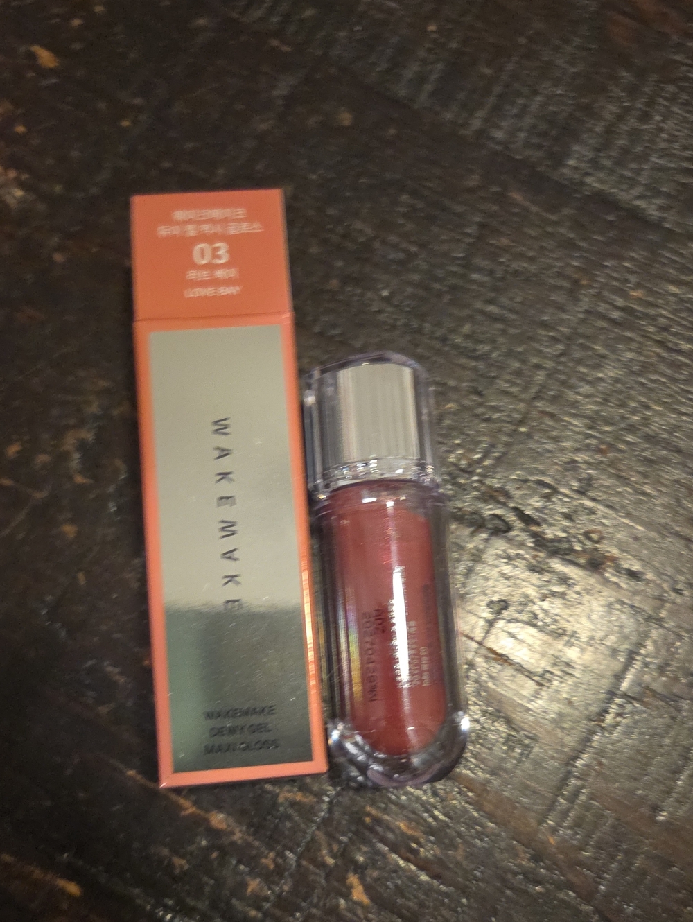 WAKEMAKE Dewy Gel Matte Lipstick - 03 Love Bay (Korean Lippy) NIB
